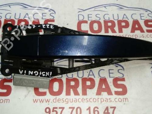 Used Rear left exterior door handle OPEL INSIGNIA A (G09) [2008-2017]  19553431