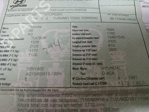 Right front window motor HYUNDAI TUCSON (JM) | BP30262922E20