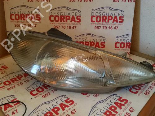 Used Right headlight PEUGEOT 206 Hatchback (2A/C) [1998-2012]  19548489