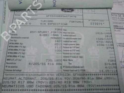 Gearbox FORD MONDEO III Saloon (B4Y)  | BP19553119M3 