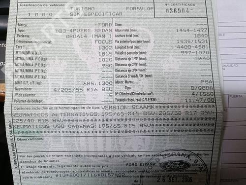 Brugte FORD FOCUS II Saloon (DB_, FCH, DH)    4599016