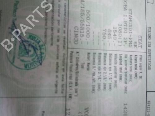 Control unit SEAT CORDOBA (6K1, 6K2)  | BP19565871M11 