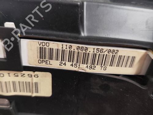 Instrument cluster OPEL ASTRA G Hatchback (T98)  | BP29437657C47 