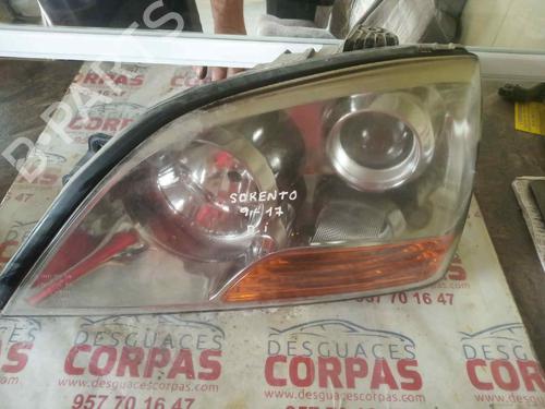 Used Left headlight KIA SORENTO I (JC) 2.5 CRDi (163 hp) 19554377