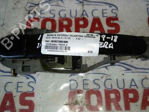 Used Front right exterior door handle SEAT IBIZA III (6L1) [2002-2009]  19551160