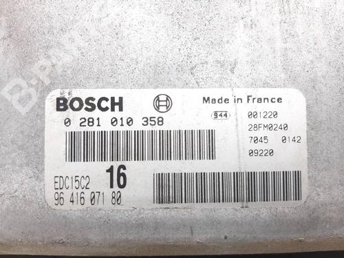 Engine control unit (ECU) CITROËN XSARA PICASSO (N68) 2.0 HDi | BP6991367M57 