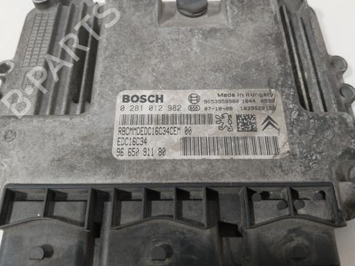 Engine control unit (ECU) CITROËN JUMPY II (VF7) 1.6 HDi 90 16V | BP29118738M57 