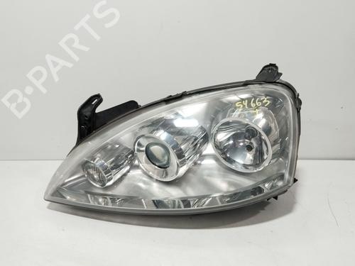 Used Left headlight Left headlight OPEL CORSA C (X01) 1.2 Twinport (F08, F68) (80 hp) 40262832 40262832