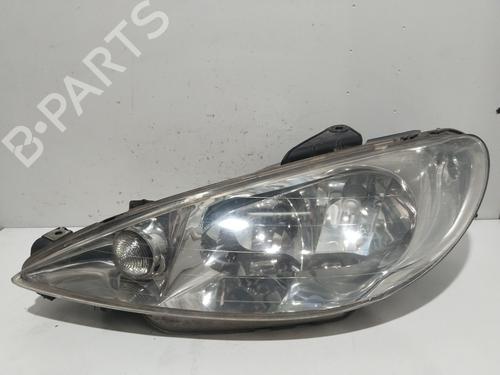 Used Left headlight PEUGEOT 206 Hatchback (2A/C) 1.4 i (75 hp) 22716512