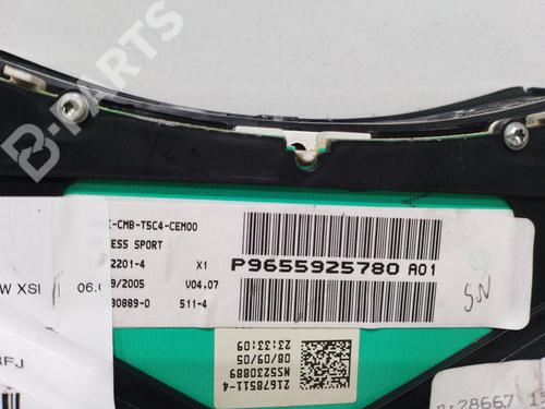 Instrument cluster PEUGEOT 307 SW (3H)  | BP9288413C47 