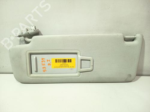 Used Left sun visor Left sun visor VW GOLF VII (5G1, BQ1, BE1, BE2) 1.6 TDI 4motion (110 hp) 33399431 33399431