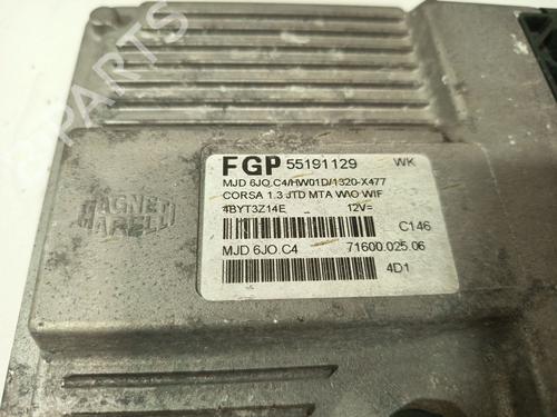 Engine control unit (ECU) OPEL CORSA C (X01) 1.3 CDTI (F08, F68) | BP36476865M57 - Image 4