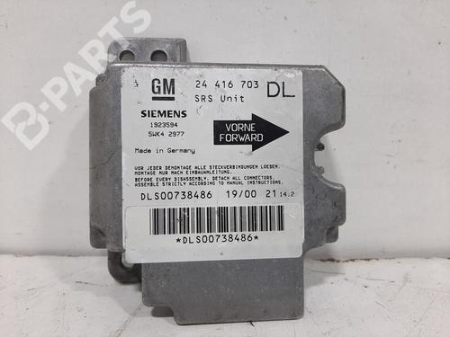 Kollisjonspute styreenhet OPEL ASTRA G Hatchback (T98) [1998-2009]  7873777