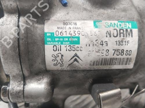 AC compressor CITROËN C4 I (LC_) 1.6 HDi | BP37477805M34 - Image 3