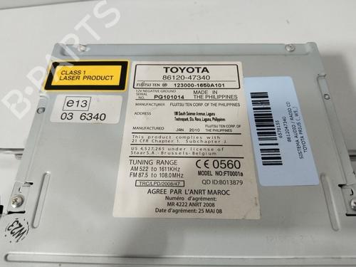 Radio TOYOTA PRIUS (_W5_) 1.8 Hybrid E-Four (ZVW55_, ZVW51_) | BP28211297E6 