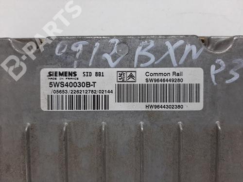Engine control unit (ECU) PEUGEOT 307 (3A/C)  | BP9620727M57 