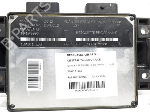 Used Engine control unit (ECU) Engine control unit (ECU) CITROËN BERLINGO / BERLINGO FIRST MPV (MF_, GJK_, GFK_) 1.9 D (MFWJZ) (70 hp) 8918408 8918408