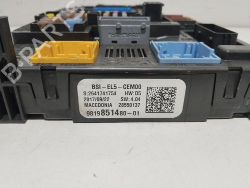 Fuse box OPEL CROSSLAND X / CROSSLAND (P17, P2QO) 1.6 Turbo D (75) | BP29279905E1 