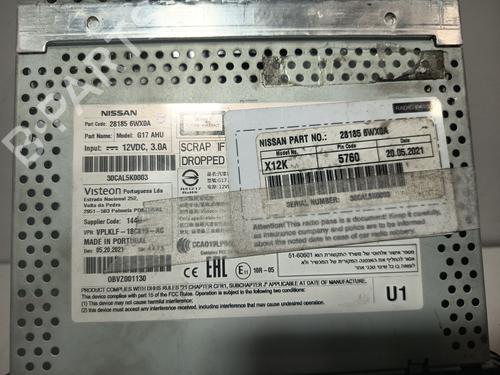 Radio NISSAN NV200 Van e-NV (ME0N) | BP36436151E6 - Image 3