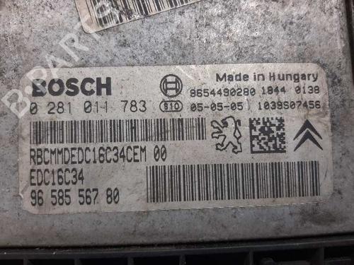 Used Engine control unit (ECU) Engine control unit (ECU) PEUGEOT 206 Hatchback (2A/C) [1998-2012] 6480267 6480267