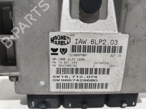 Engine control unit (ECU) PEUGEOT 206 Hatchback (2A/C)  | BP19275511M57 