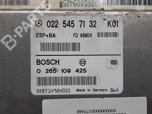 Control unit MERCEDES-BENZ A-CLASS (W168) A 160 (168.033, 168.133) | BP8517063M11 