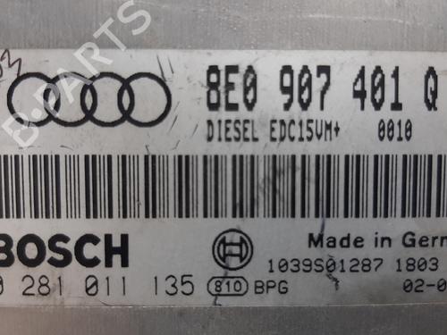 Engine control unit (ECU) AUDI A4 B5 (8D2) | BP8249458M57 - Image 3