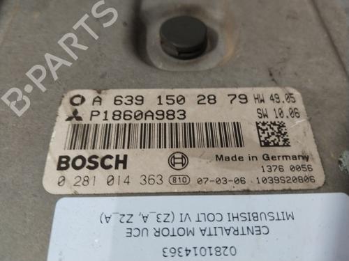 Engine control unit (ECU) MITSUBISHI COLT VI (Z3_A, Z2_A) 1.5 DI-D (Z39A) | BP30836543M57
