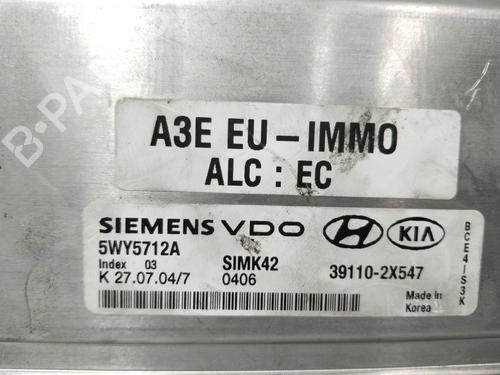 Engine control unit (ECU) KIA RIO I Hatchback (DC) 1.3 | BP37670814M57 - Image 2