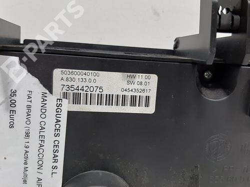 Climate control FIAT BRAVO II (198_) 1.9 D Multijet (198AXB1A) | BP7761068I5 
