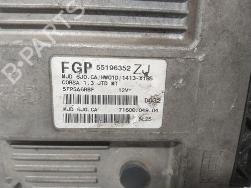 Engine control unit (ECU) OPEL CORSA C (X01) 1.3 CDTI (F08, F68) | BP37517340M57 - Image 2
