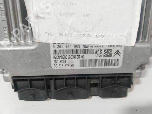 Engine control unit (ECU) CITROËN C4 I (LC_) 1.6 HDi | BP37613347M57 - Image 4