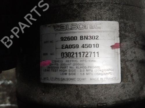 Compresseur AC NISSAN ALMERA II Hatchback (N16)  | BP5163672M34 