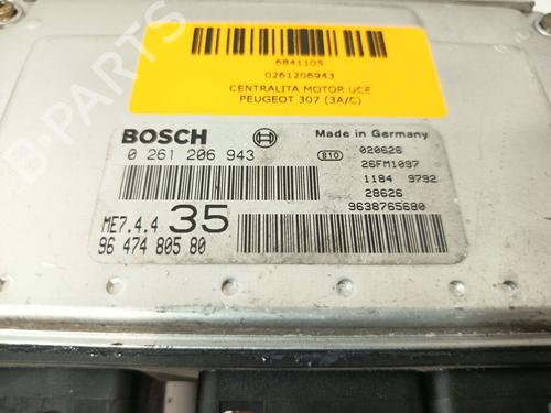 Engine control unit (ECU) PEUGEOT 307 (3A/C) 1.6 16V | BP36277822M57  - Image 5