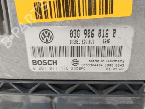 Engine control unit (ECU) VW GOLF V (1K1) 1.9 TDI | BP36911256M57 - Image 4