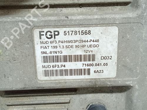 Engine control unit (ECU) FIAT GRANDE PUNTO (199_) 1.3 D Multijet (199.AXD11, 199.AXD1A, 199.AXD1B,... | BP38932733M57 - Image 3