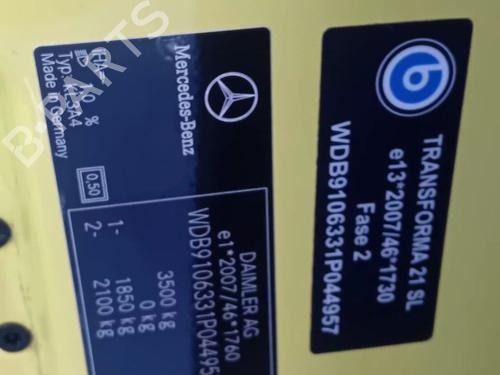 Front left window mechanism MERCEDES-BENZ SPRINTER 3,5-t Van (B907, B910) 314 CDI (910.631, 910.633) | BP35951957C22 - Image 6