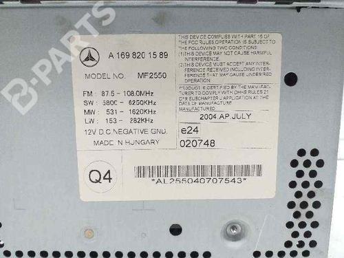 Radio MERCEDES-BENZ A-CLASS (W168)  | BP5194827E6 