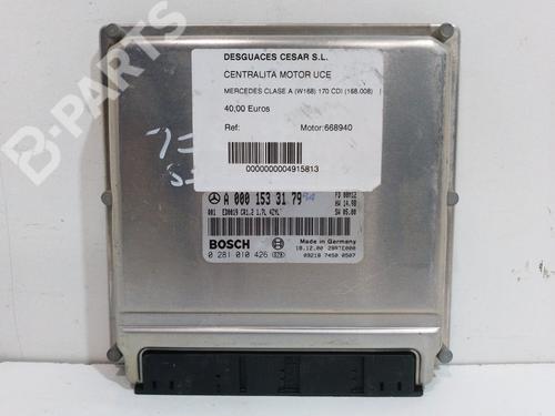 Used Engine control unit (ECU) MERCEDES-BENZ A-CLASS (W168) A 170 CDI (168.008) (90 hp) 10064460