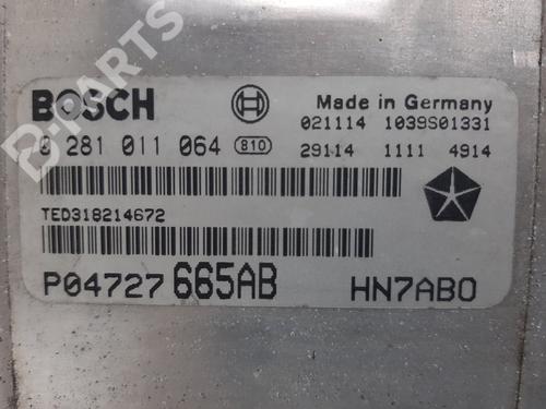 Engine control unit (ECU) CHRYSLER VOYAGER IV (RG, RS)  | BP10962956M57 