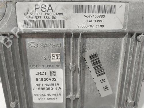 Engine control unit (ECU) PEUGEOT 1007 (KM_) 1.4 | BP31048165M57