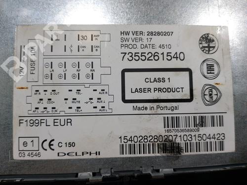 Radio FIAT PUNTO EVO (199_)  | BP9363089E6 