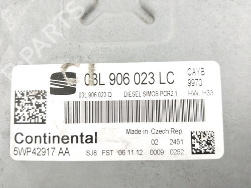 Engine control unit (ECU) SEAT IBIZA IV (6J5, 6P1) 1.6 TDI | BP19696581M57 