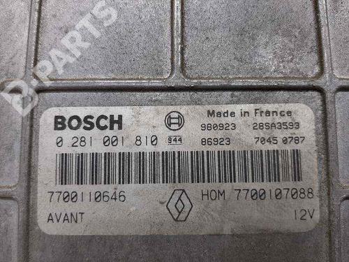Engine control unit (ECU) RENAULT MEGANE I (BA0/1_)  | BP6165699M57 