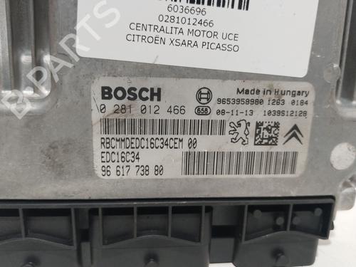Engine control unit (ECU) CITROËN XSARA PICASSO (N68) 1.6 HDi | BP19267950M57 
