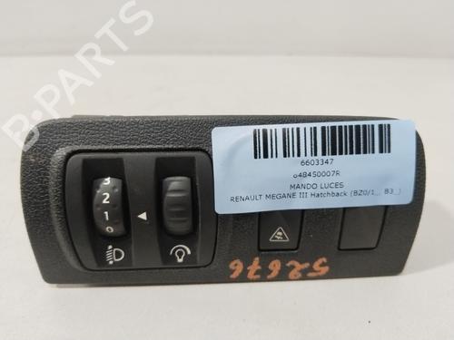 Used Headlight switch Headlight switch RENAULT MEGANE III Hatchback (BZ0/1_, B3_) 1.5 dCi (BZ0C) (90 hp) 29308441 29308441