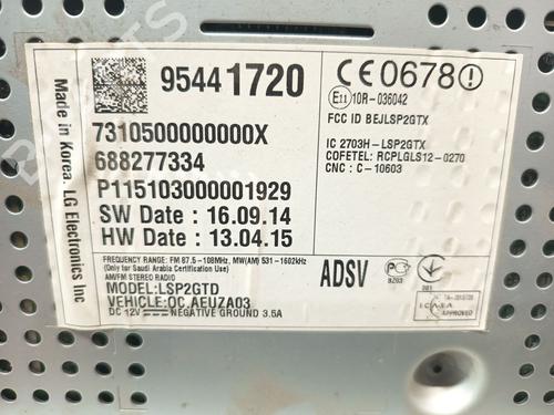 Radio OPEL CORSA E (X15) | BP33691073E6 - Image 6