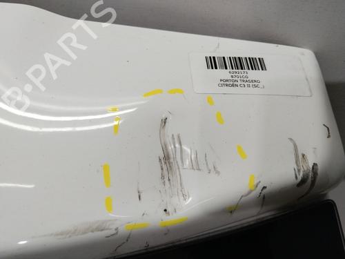 Tailgate CITROËN C3 II (SC_) 1.4 HDi 70 (SC8HZC, SC8HR0, SC8HP4) | BP20712791C6 