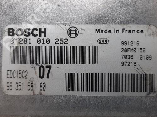 Used Engine control unit (ECU) CITROËN XANTIA (X1_, X2_) 2.0 HDI 90 (90 hp) 8637721