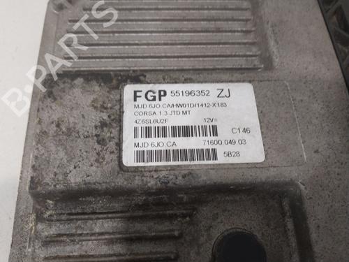 Engine control unit (ECU) OPEL CORSA C (X01) 1.3 CDTI (F08, F68) | BP32520417M57 - Image 4